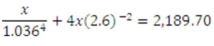 Solve for the unknown rounded to the nearest dollar.   A)  1,500 B)  2,500 C)  1,750 D)  3,750 E)  875