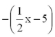 Solve for x:   = 2x - 10 A)  6 B)  -6 C)  -10 D)    E)  10