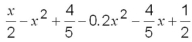 Simplify and collect like terms:  