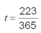 Evaluate and calculate to the cent:   for P = $770, r = 0.013,  