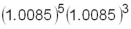 Evaluate to six-figure accuracy: