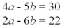Solve each of the following pairs of equations to three-figure accuracy. a)   b)  