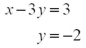 Use the graphical method to solve the following pair of equations.  