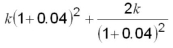 Simplify and collect like terms:  