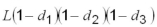 Evaluate and calculate to the cent:   for L = $490,  