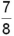 The following fraction has a terminating decimal equivalent form. Express its decimal and percent equivalent forms to five-figure accuracy:  
