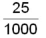 The following fraction has a terminating decimal equivalent form. Express its decimal and percent equivalent forms to five-figure accuracy:  