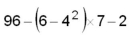 Evaluate the following:  