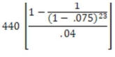 Determine the final value of   A)  12,814.55 B)  -40,321.87 C)  -55,089.56 D)  -78,921.47 E)  98,921.54