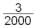 Evaluate 0.5 × 0.001 = A)  0.0005 B)  0.005 C)    D)    E)  5,000