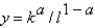 Suppose k and l grow at constant rates given by   And   ) What is the growth rate of y if   ,a > 0? A)    B)    C)    D)    E)   