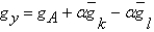 Suppose k,l,and A grow at constant rates given by   ,   ,and   ) What is the growth rate of y if   ,   ? A)    B)    C)    D)    E) Either a or b is correct.