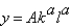Suppose k,l,and A grow at constant rates given by    ,    ,and    .The growth rate of y if    is    .