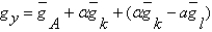 Suppose k,l,and A grow at constant rates given by    ,    ,and    .The growth rate of y if    is    .