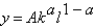 Suppose k and l grow at constant rates given by    and    and A is a constant.If    ,the growth rate of y is    .