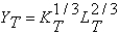 The production function used in the Solow model is: A)    . B)    . C)    . D)    . E)    .