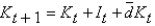<strong>In the Solow model,the equation of capital accumulation is:</strong> A) . B) . C) . D) . E)Both a and b are correct.