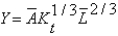 The steady-state level of output per worker in the Solow model,with the production function   ,is given by: A)    B)    C)    D)    E)   