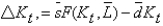 If    is the saving rate,    is the production function,and    ,is the depreciation rate,the growth of capital can be expressed as    .