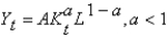 Suppose that rather than the Cobb-Douglas production function being given as    ,it is given by    .Find the steady-state level of capital and output in Solow model.