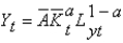 Consider the Cobb-Douglas production function    . (a)Write this in growth-rate terms. (b)Next,define this in terms of per capita growth and identify the contributions of the components of per capita growth. (c)If the growth rate of capital per worker is 1.3 percent;the labor composition growth rate is 0.4 percent,TFP growth is 1.2 percent;and a = 1/2,what is the growth rate of output per worker? If a = 1/3?