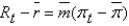 In the simple monetary policy rule   ,   Measures: A) the marginal product of capital. B) the deviation of the inflation rate from the target rate. C) how sensitive monetary policy is to changes in inflation. D) the target rate of inflation. E) none of the above