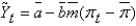 A change in which of the following parameters shifts the AD curve   ? A)    B)    C)    D)    E) a and b