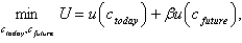 <strong>The household problem is to solve:</strong> A)   . B)   ,subject to,   C)   subject to,   D)   ,subject to,   E)   ,subject to,   <div style=padding-top: 35px> 