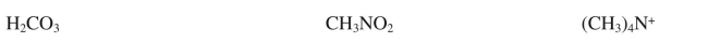 Draw Lewis structures for the following compounds.Show all nonbonding electrons and indicate the formal charge on any atom that has a nonzero charge.  