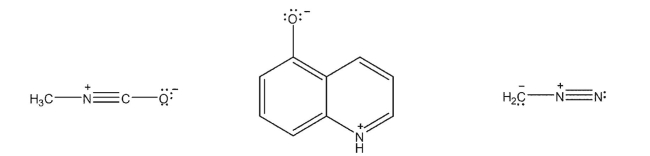 Draw a resonance form for each of the following species that would be expected to be a better contributor.Use curved arrows to show the  movement  of electrons and double-headed arrows between the resonance structures.  