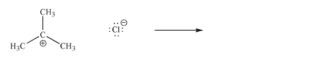 Identify the nucleophile and the electrophile in the following reaction and draw the product of the reaction.  
