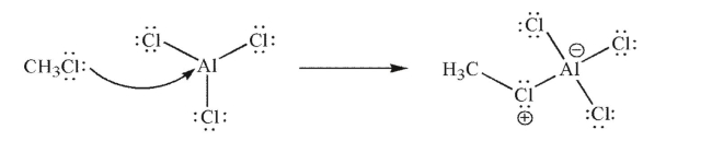 The reaction shown here is one you will encounter later in this course.Identify the Lewis base and the Lewis acid.  