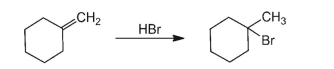 Write a reaction mechanism for the following reaction.  