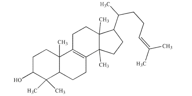 Put a star next to each stereogenic carbon in the structure shown here.  