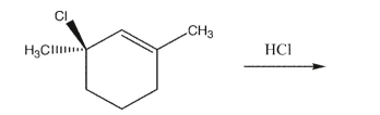 Draw the two major products of the addition reaction below, showing stereochemistry.   What is the stereochemical relationship between the two products? Are both products optically active?
