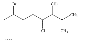 Provide the IUPAC name for the structure shown here.  