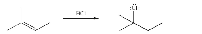 Draw a mechanism illustrating the formation of the product of the reaction shown here.  
