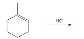 Provide the correct name for the major expected addition product formed in the following reaction.  