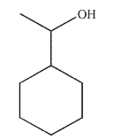 What is the structure of the most substituted alkene precursor from which the alcohol shown could be directly synthesized?  