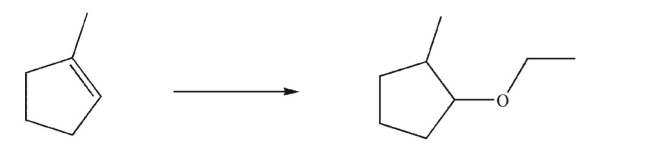 Design a multistep synthesis of the target molecule from the starting material.You may use any inorganic or organic reagents necessary.Show the reagents necessary for each step and the product of each step.  