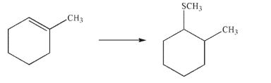 Devise a multistep synthesis of the target molecule from the given starting material.Show the reagents needed for each step and the product of each step.  