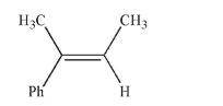 Draw the structure of the most stable ozonide that will result when the compound shown here is treated with ozone.  