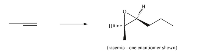 Devise a multistep synthesis of the target molecule from the given starting material.Show the reagents needed for each step and the product of each step.  