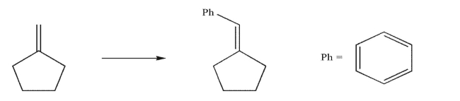 Devise a multistep synthesis of the target molecule from the given starting material.Show the reagents needed for each step and the product of each step.  