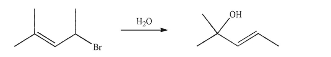 Draw a mechanism for the transformation shown here.Include all lone pairs of electrons, curved arrows, and formal charges.  