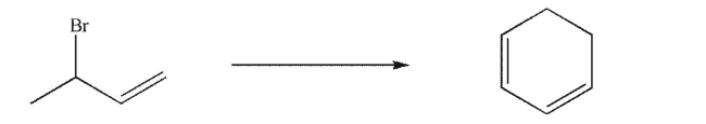Devise a multistep synthesis for the following transformation.You may use any organic or inorganic reagents of your choice.Include the reagents necessary for each step and the product of each step.  