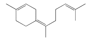 Identify the isoprene units in this structure.  