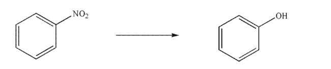 Design a multistep synthesis for the following transformation.You may use any organic or inorganic reagents.Show the reagents needed for each step and the product of each step.  