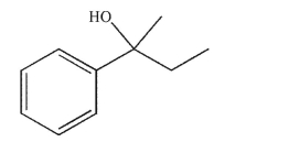 Draw all combinations of carbonyl compounds and organometallic reagents that would give the alcohol shown.  