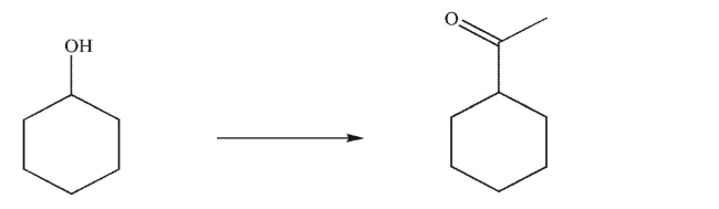 Design a multistep synthesis for the transformation shown here.You may use any organic or inorganic reagents.Show the reagents needed for each step and the product of each step.  